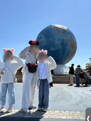 家族でディズニーランド