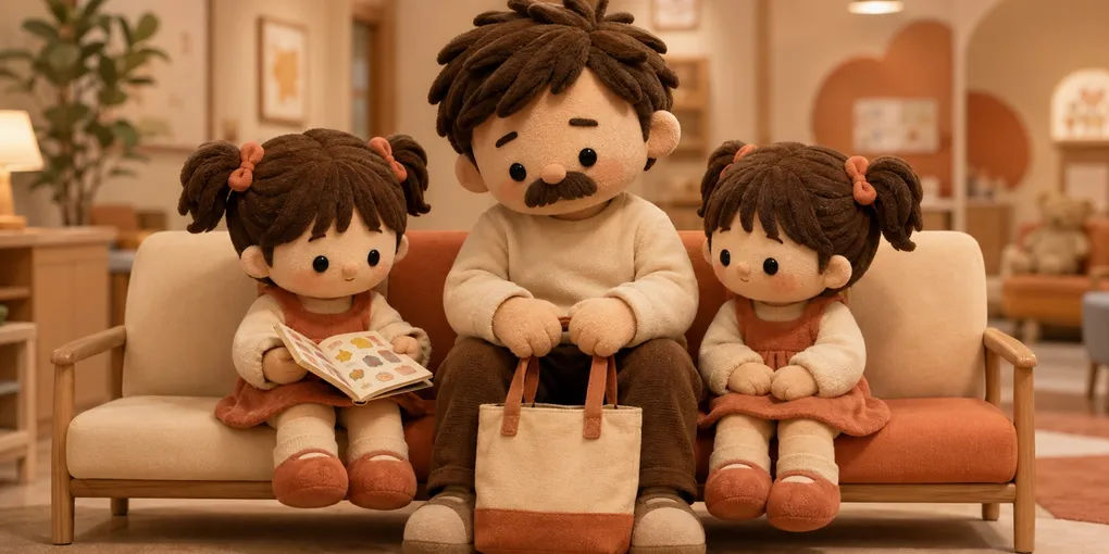 双子を病院へ一人で連れて行く段取り｜持ち物と時間帯
