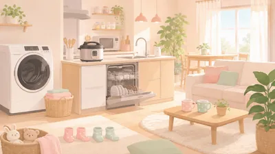 双子育児で本当に買ってよかった時短家電まとめ｜9年でわかった「家事は機械化が正義」