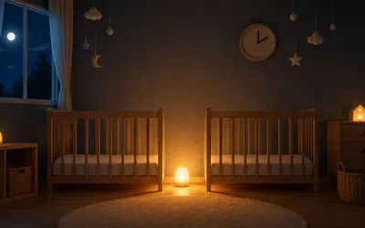 双子の夜泣きが2人同時｜ワンオペの夜の対応手順